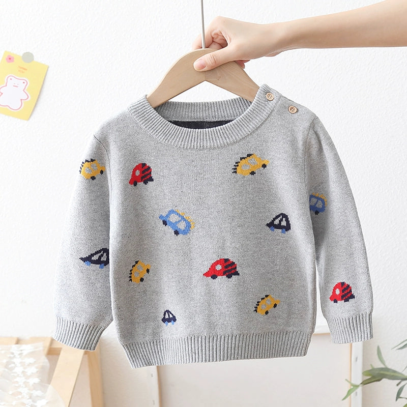 Children's round Collar Sweater