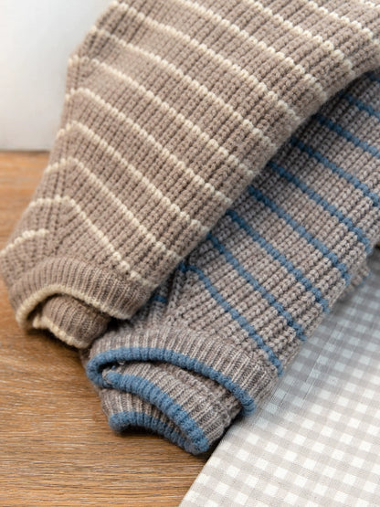 Children's Striped Knit Casual Sweater