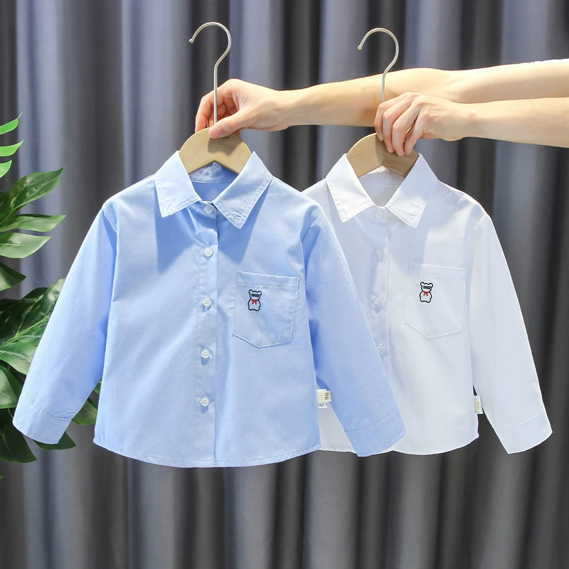 Baby Cotton Long-Sleeve Shirt