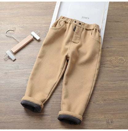 Pure Color Soft Cotton Casual Pants