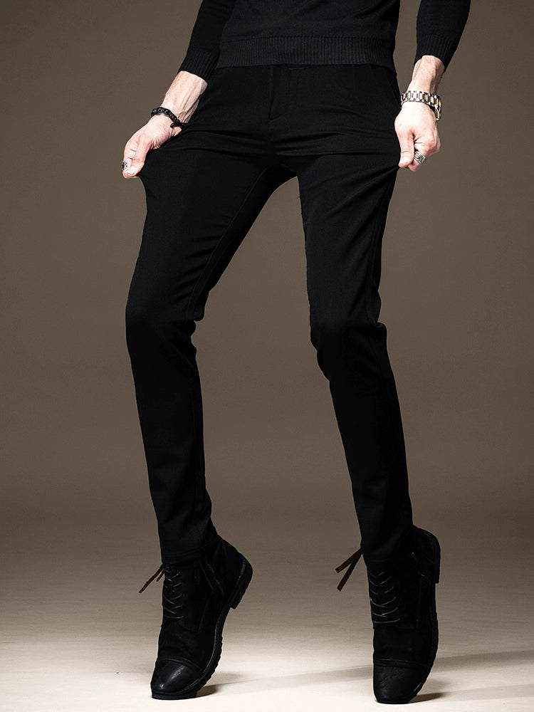 High-End Pure Black pants