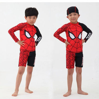 Separates Children Long Sleeve Sun Protection Swimsuit