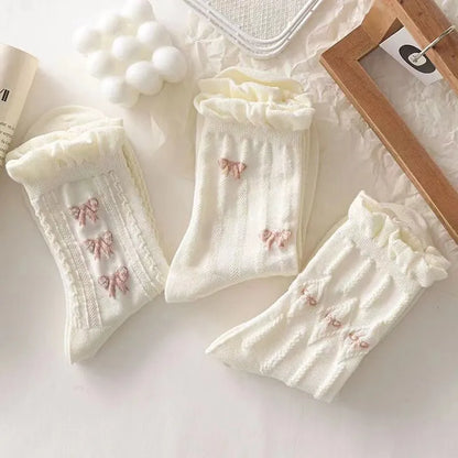 Versatile Lovely Bowknot Socks