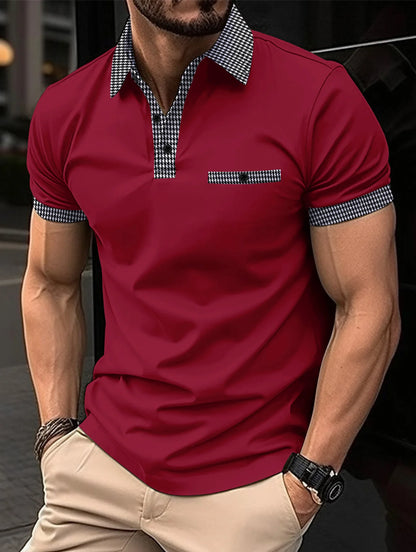 Men's Casual Short-Sleeved Polo Shirt