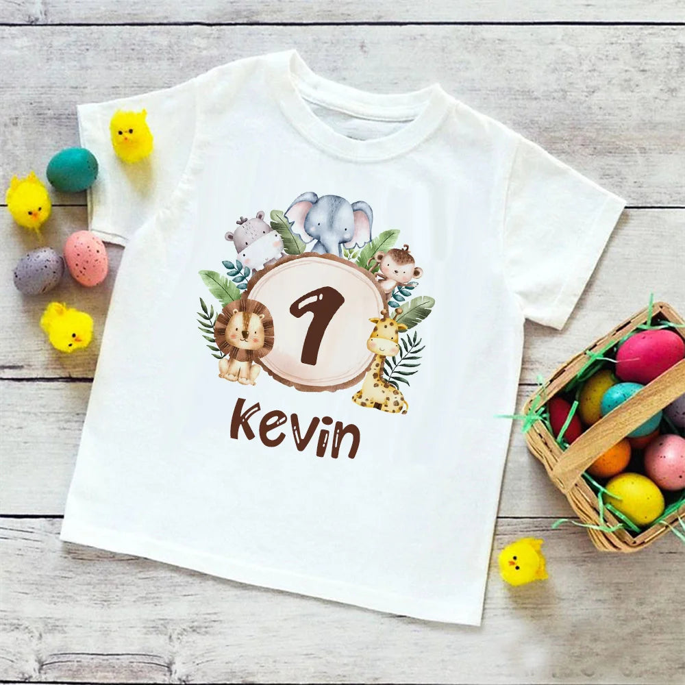 Personalized Birthday Shirt 1-9 Year