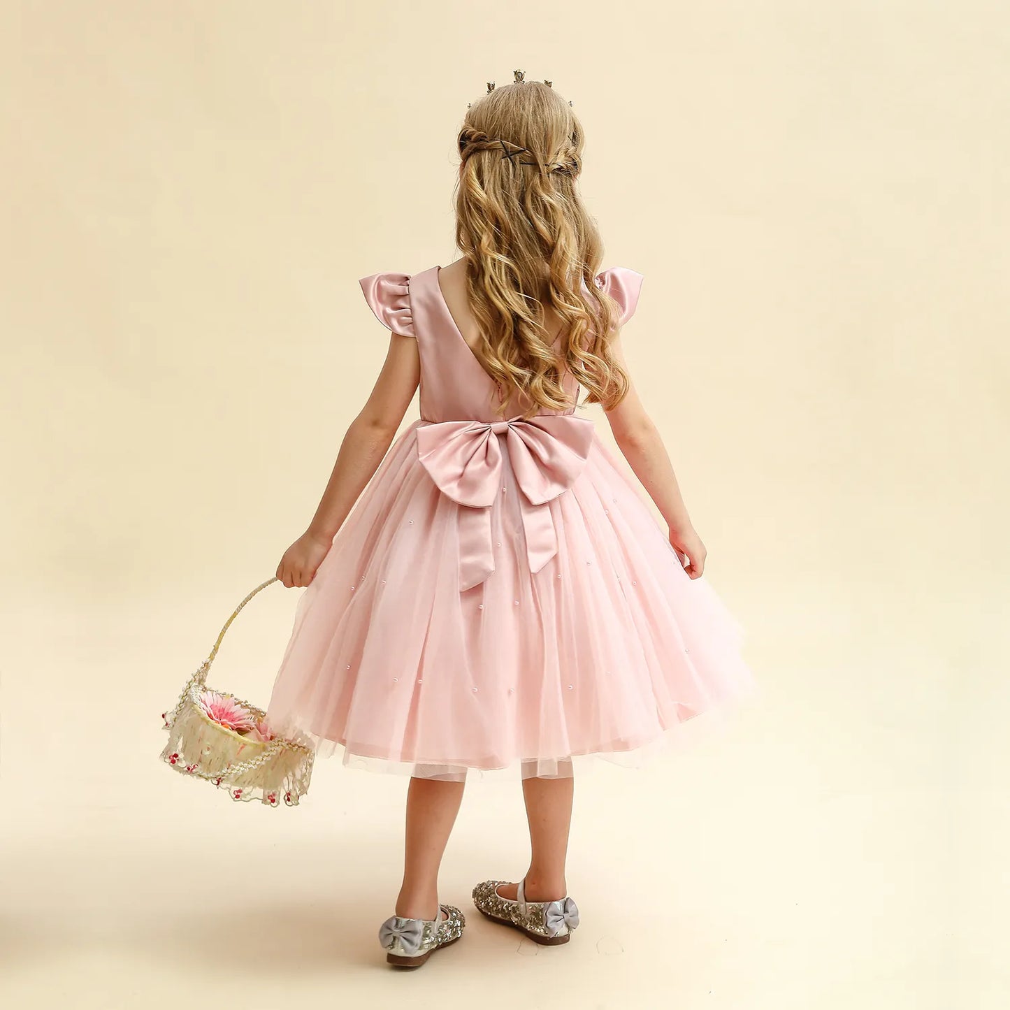 Toddler Backless Tulle Dress