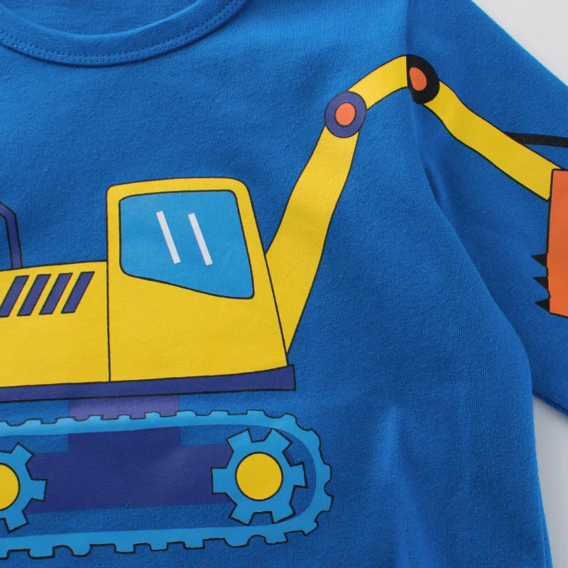 Cartoon  Excavator T-shirt