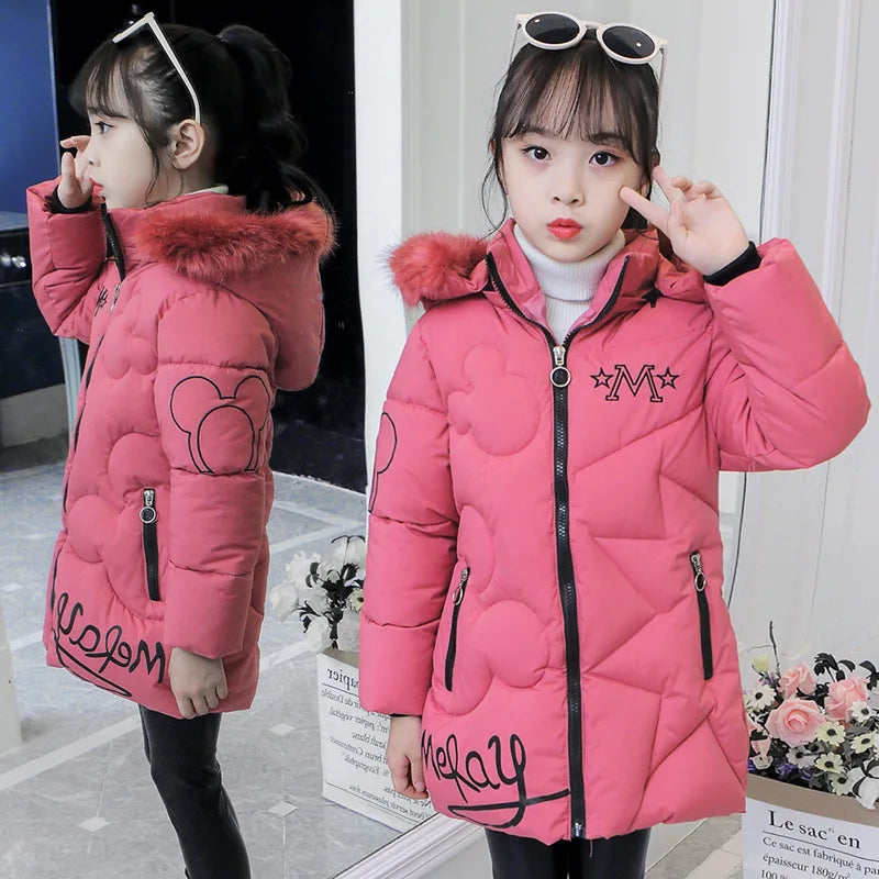 Big Size Winter Girls Jackets