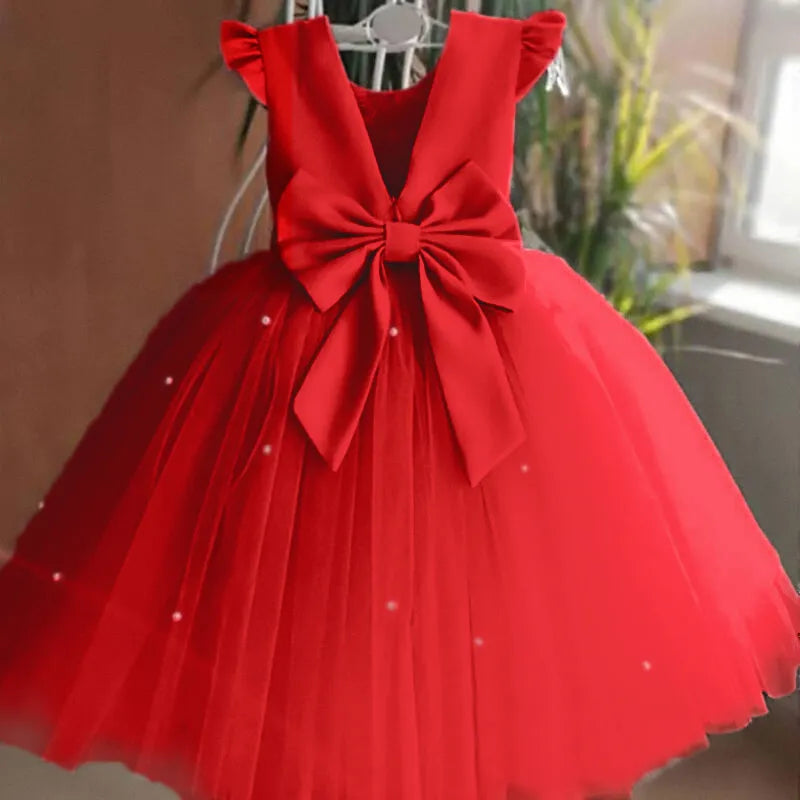 Toddler Backless Tulle Dress