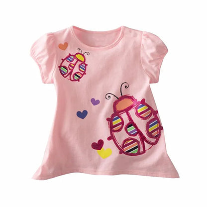 Girl T-Shirt Short Sleeve 2-9Y