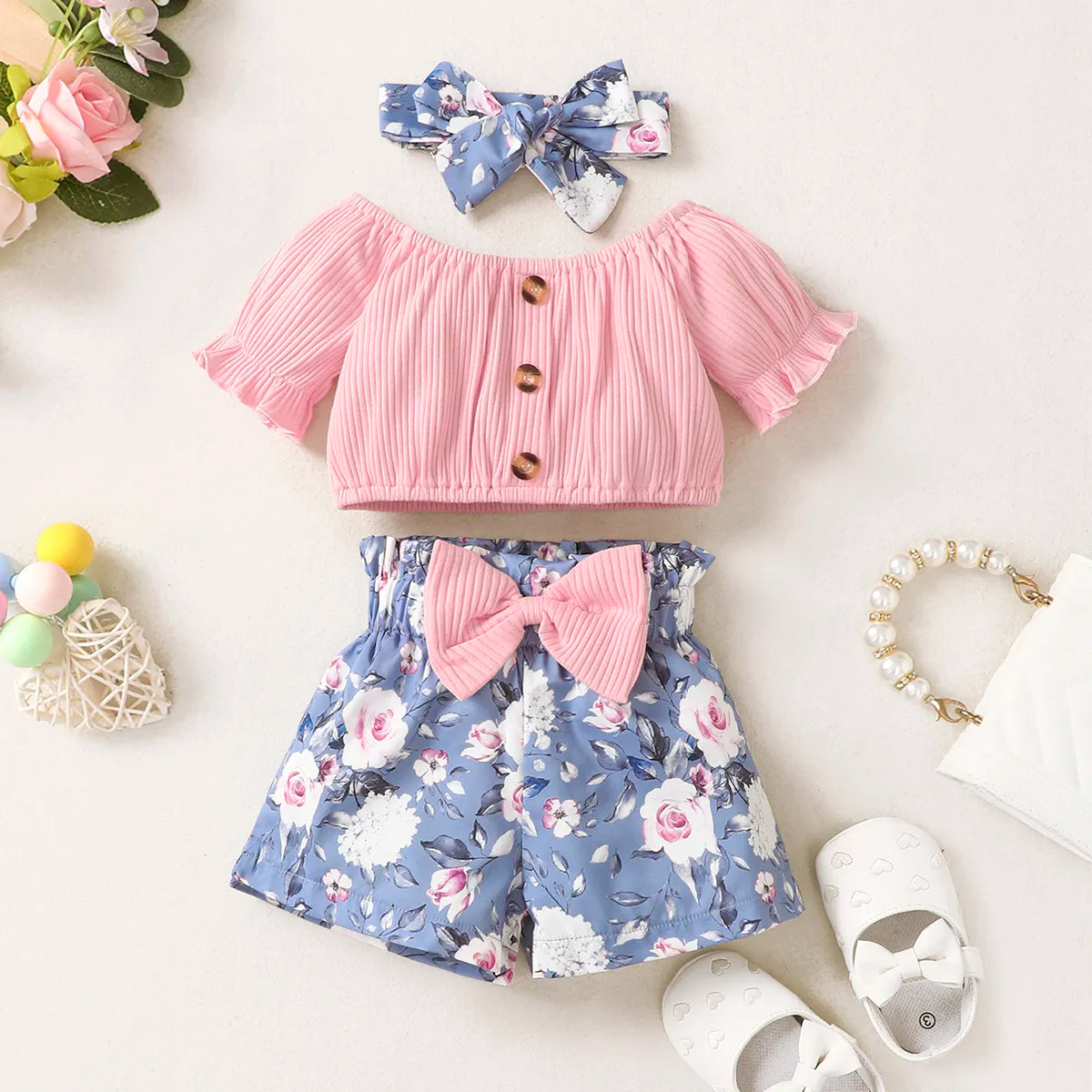 Newborn Baby Girl Clothes Set