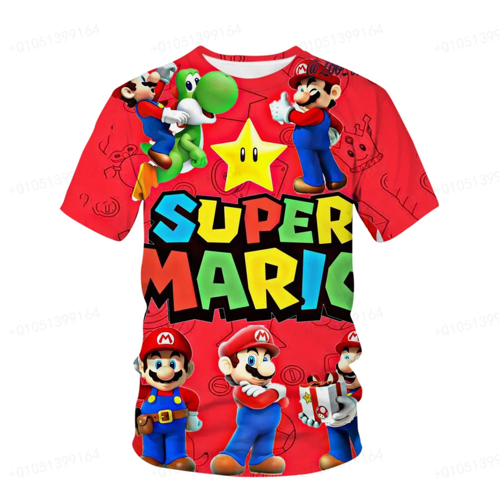 Super Mario Children's  Short Sleeve