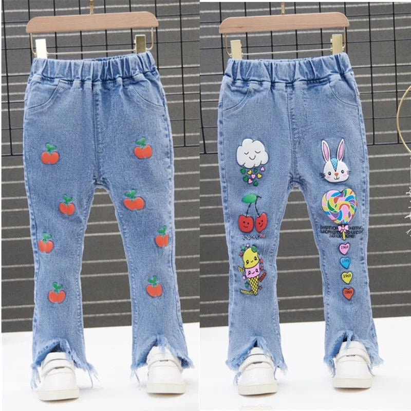 Kids Girls Denim Jeans Pants