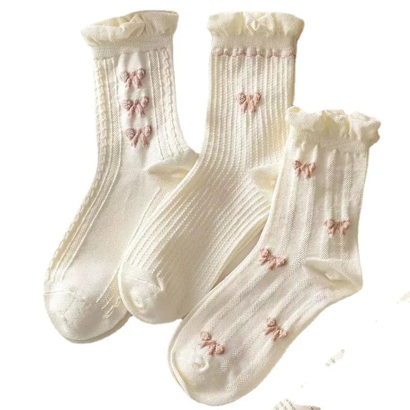 Versatile Lovely Bowknot Socks