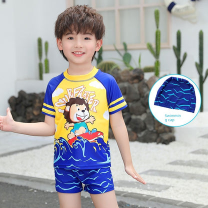 Teens Babies One-Piece Quick-Drying Boys' Swimsuit