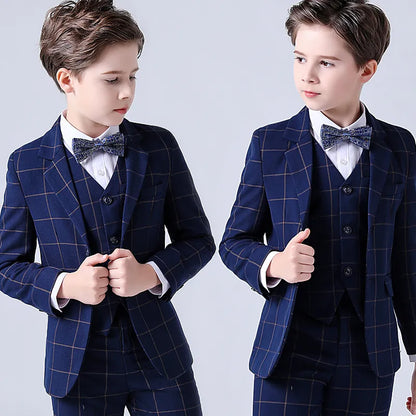 Top Quality Plaid Suit