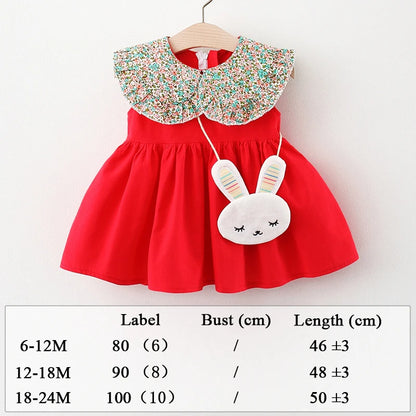 Cute Bow Flower Princess Dress