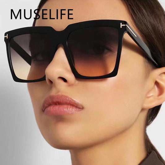 MUSELIFE  Square Sunglasses