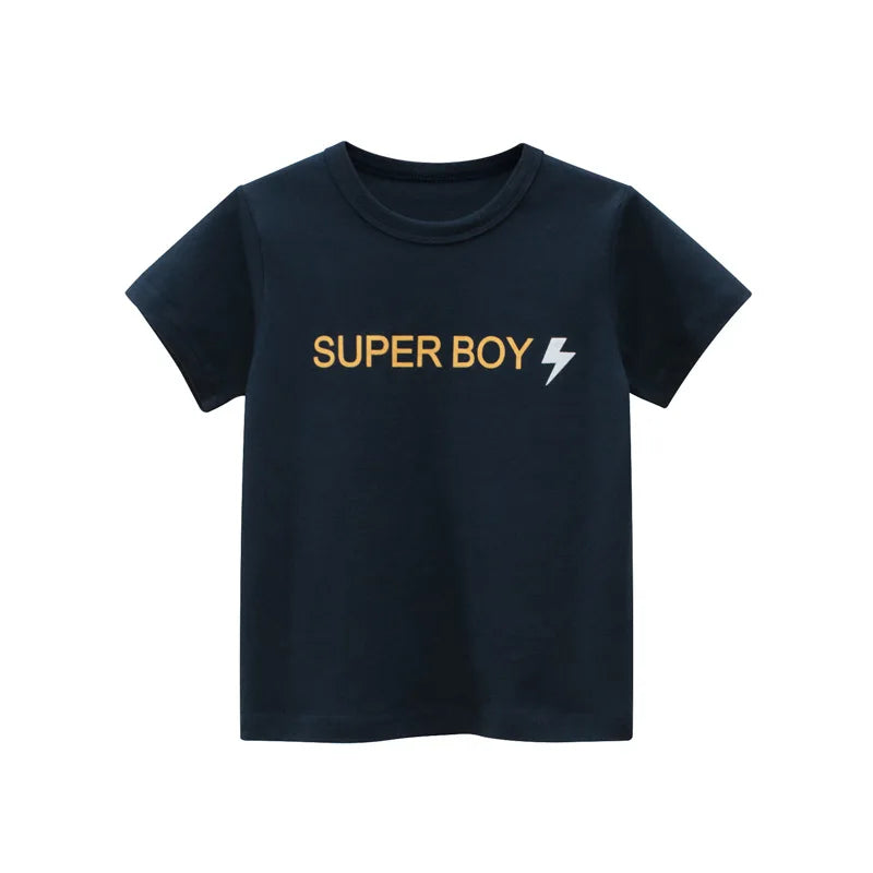 2-8T Toddler, Kid Baby Boys, and Girls Cotton Short Sleeve  T-Shirt