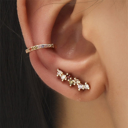 NO Piercing Crystal Rhinestone Earrings