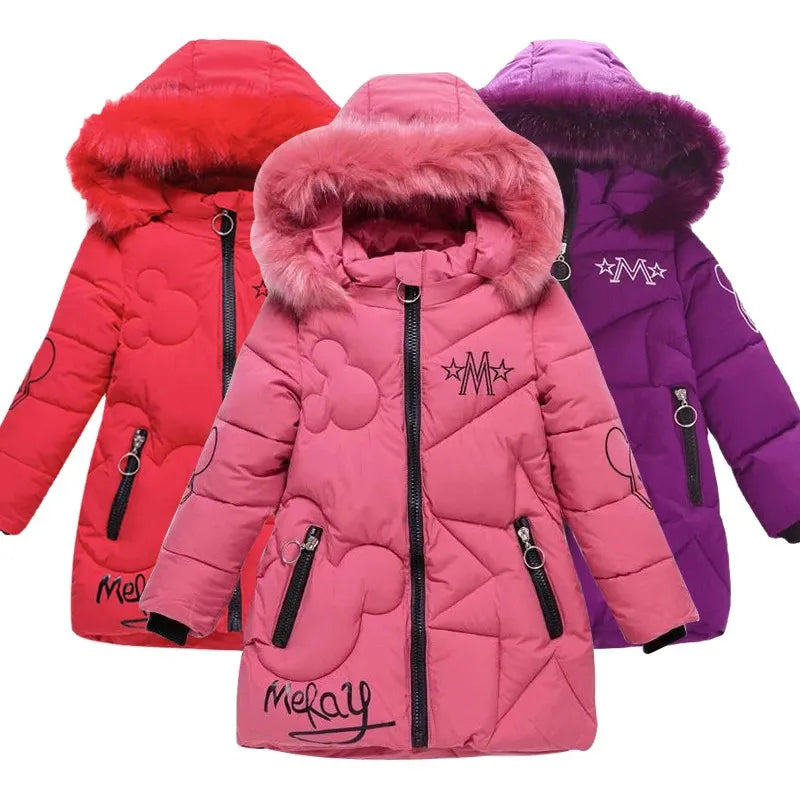 Big Size Winter Girls Jackets