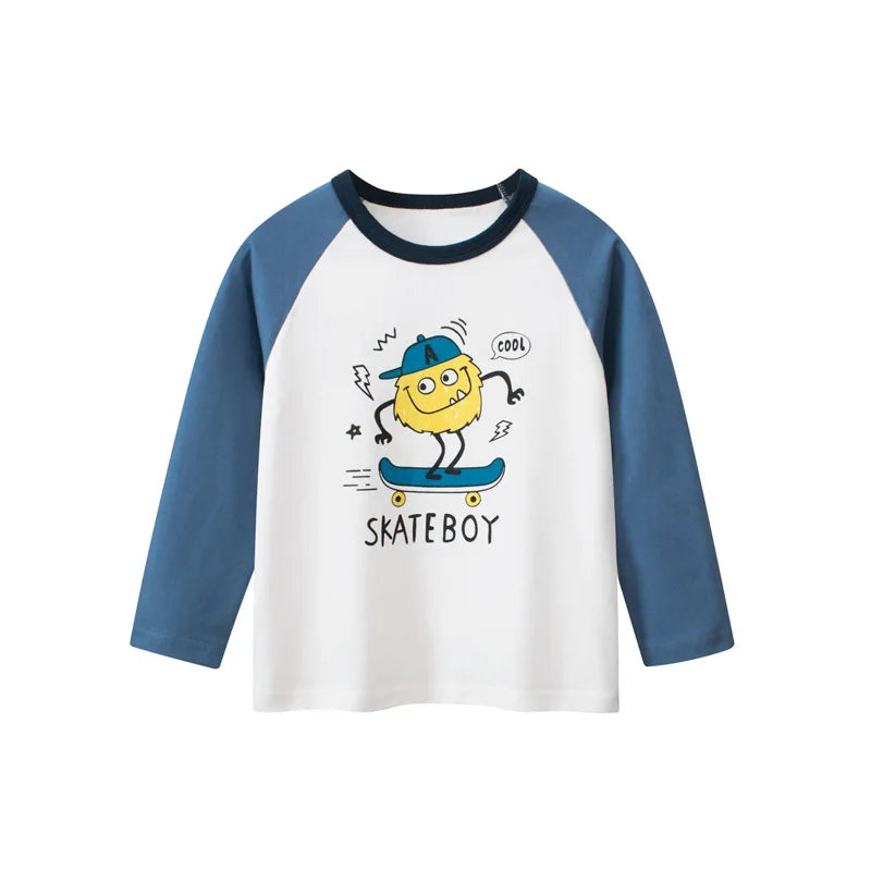 Letters Rugby Print Cotton Kids T-shirt