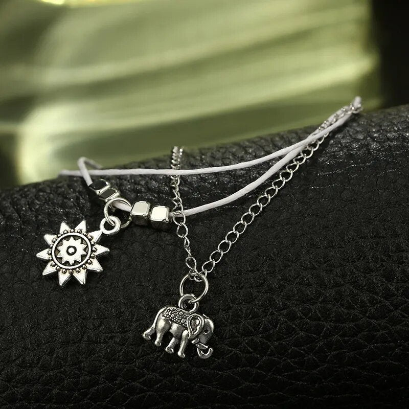 Vintage Star Elephant Bracelet