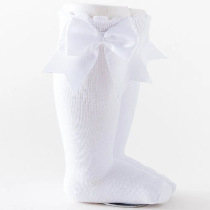 Kids Knee High Socks with Bow