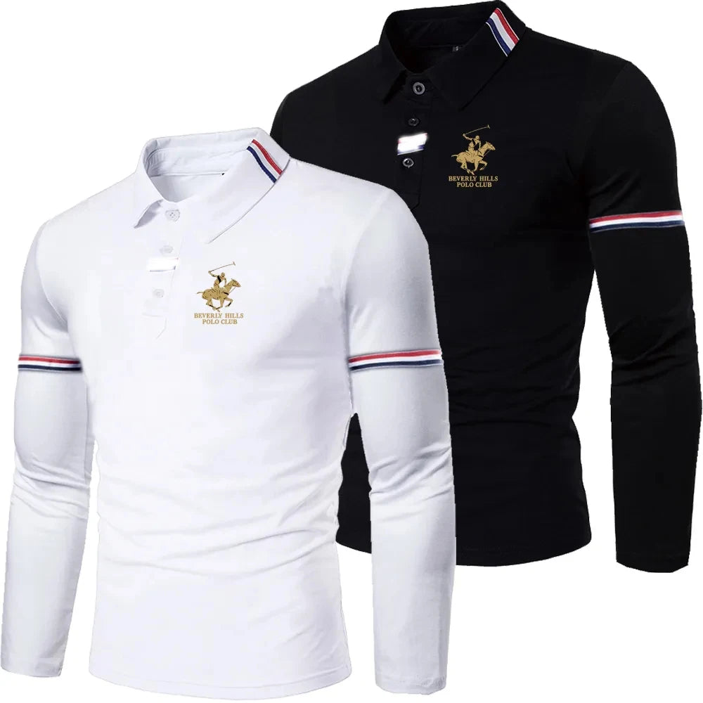 Men's Long Sleeve POLO Shirt