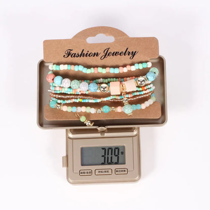 Bohemian Handmade Beads Bracelet Set