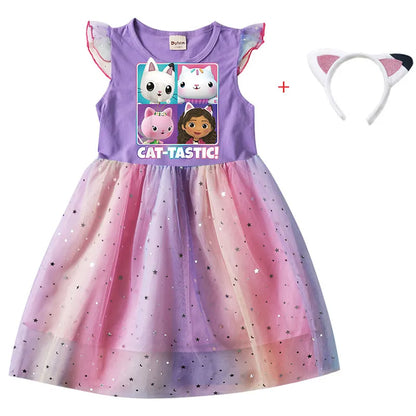 Cats Baby Girl Dresses