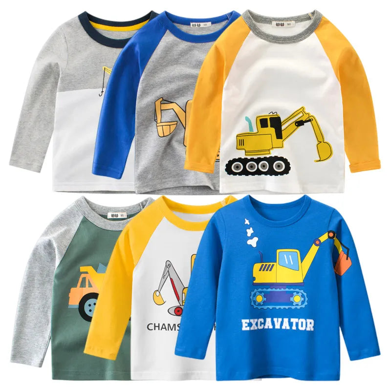 Cartoon  Excavator T-shirt