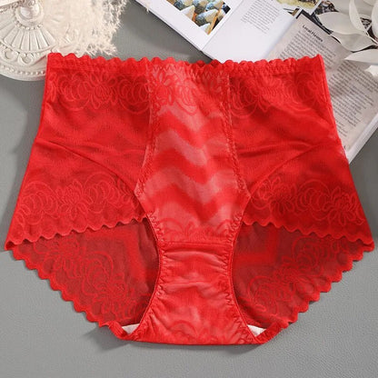 Plus Size High Waist Seamless Briefs