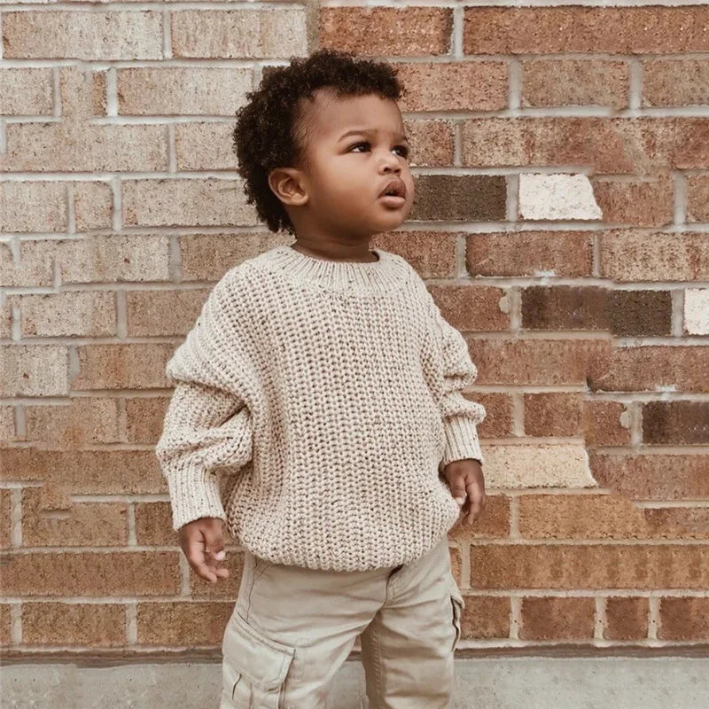 Baby Loose Sweater Knitted  Winter  Pullover