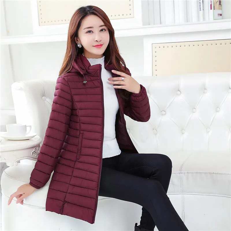 Parka Ultra-light Thin Down Cotton Coat