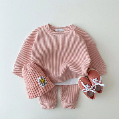 Loose Tracksuit Pullovers Tops+Pants 2PCS Sets