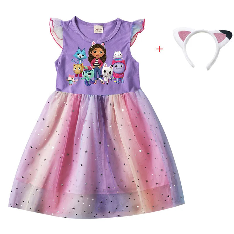 Cats Baby Girl Dresses