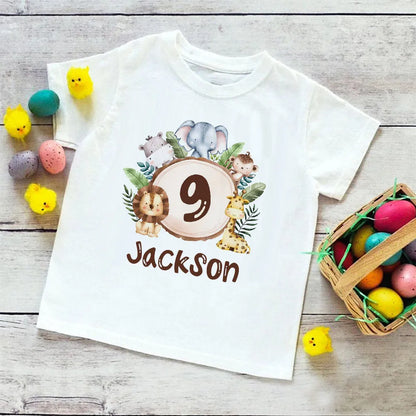 Personalized Birthday Shirt 1-9 Year