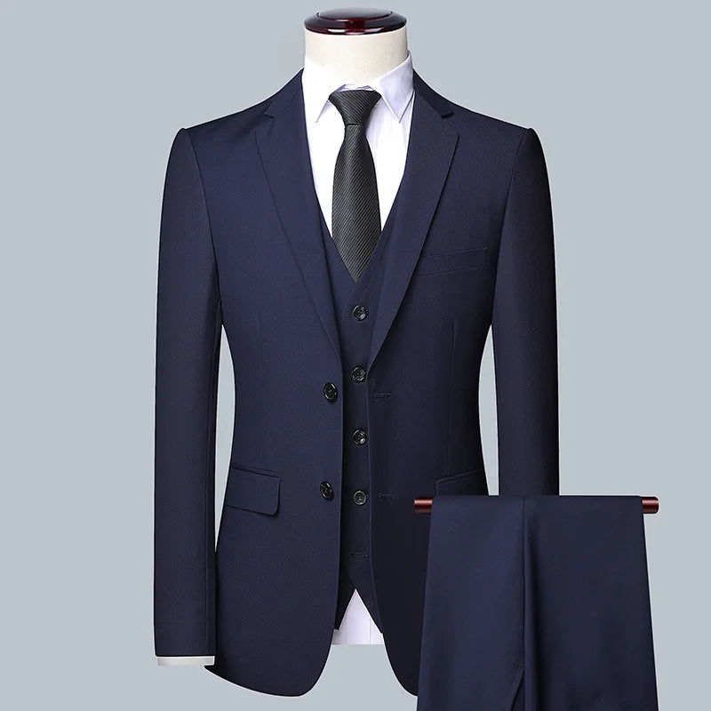 Blazer+ Waistcoat + Trousers - 3-piece Suit