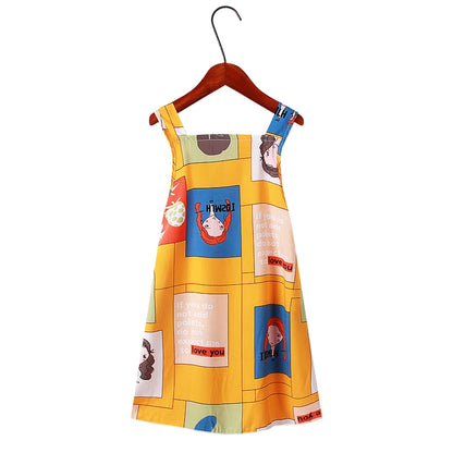 kids sleeveless dresses