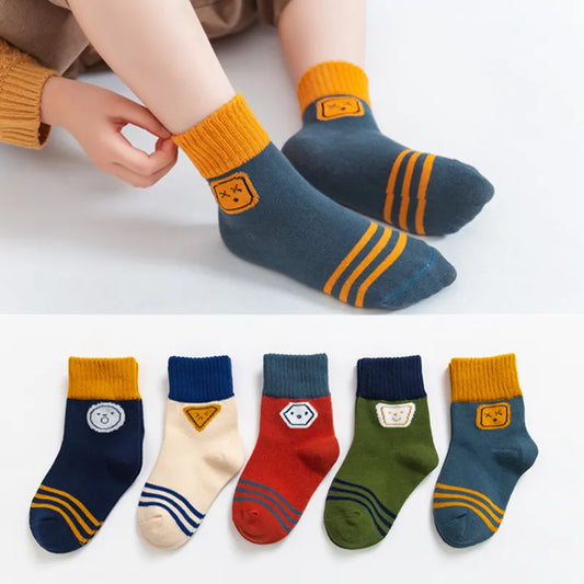 5Pair/lot Children Cotton socks