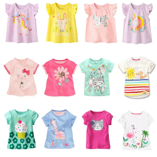 Girl T-Shirt Short Sleeve 2-9Y