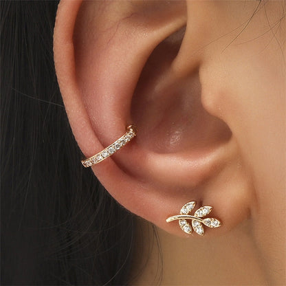 NO Piercing Crystal Rhinestone Earrings