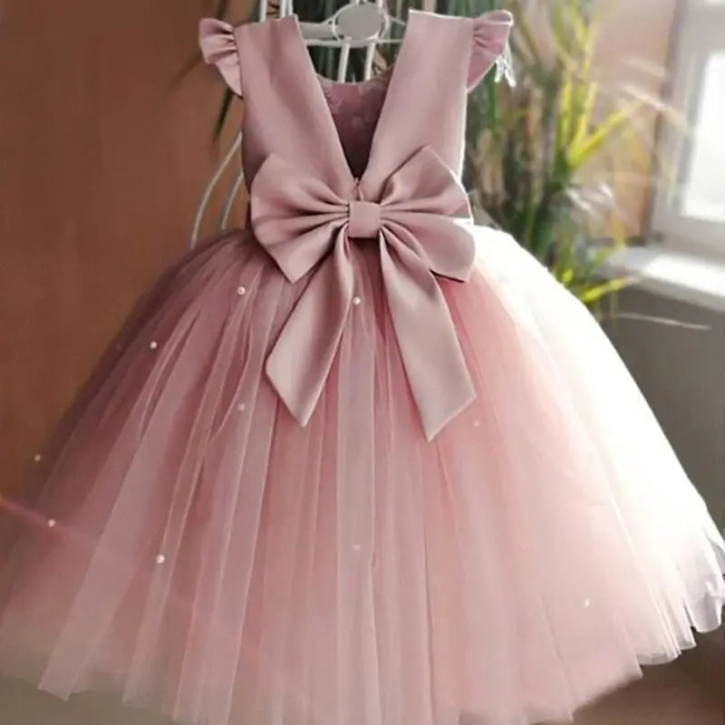 Toddler Backless Tulle Dress