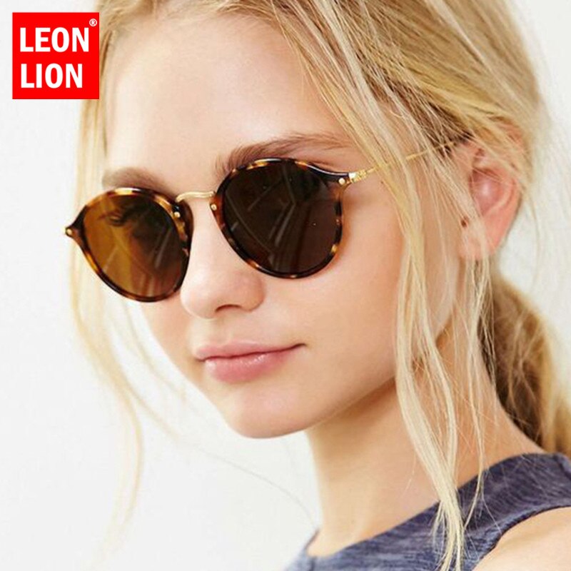 LeonLion Round Retro Sunglasses