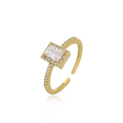 Zircon Gold Ring