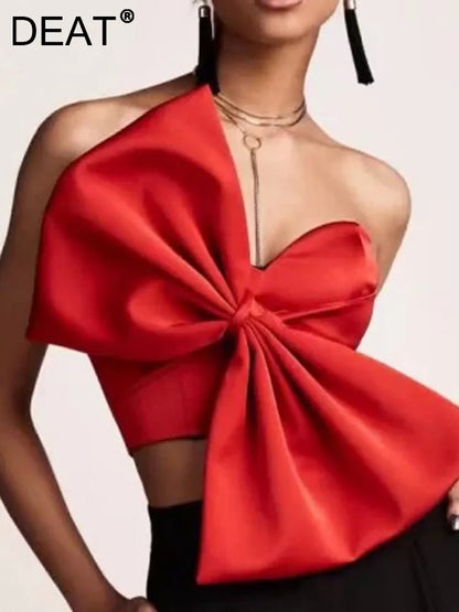 Bow Wrapped Chest Top