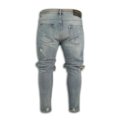 Ripped Paint point men Jeans