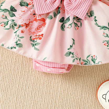 2pcs Infant Baby Girls Romper Dress