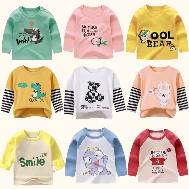 Boys and Girls Long Sleeve T-Shirt